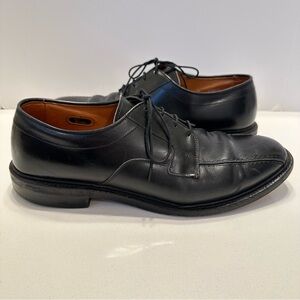 Allen Edmonds Hillcrest Mens Dress Shoes 10.5 D Black Leather Bicycle Toe Career